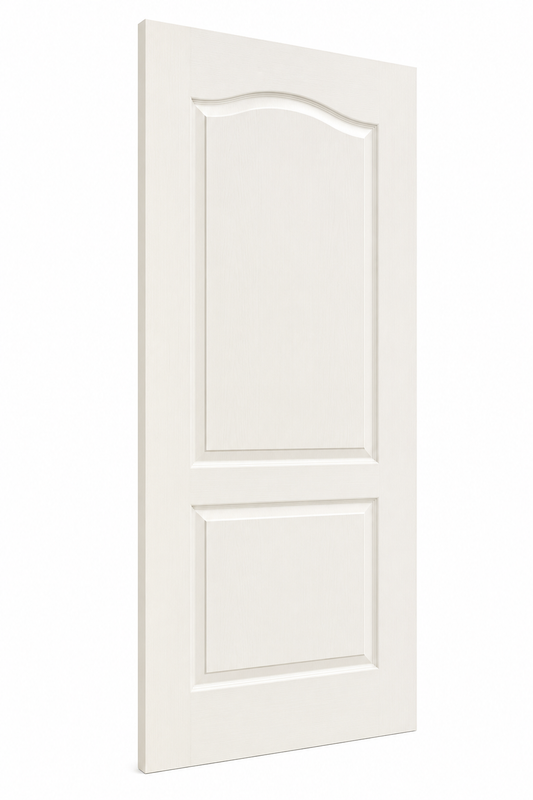 WHITE MOULDED 2-PANEL DOORS