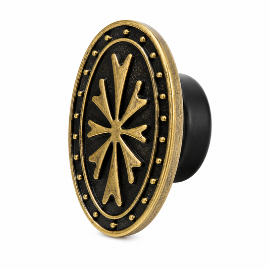 Antique design knob